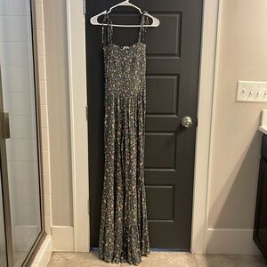 Bell bottom jump suit